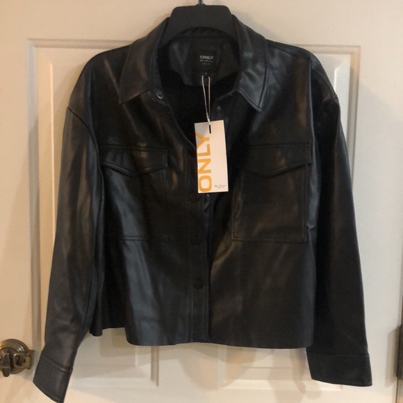 Only Jackets & Blazers - BLACK COOL JACKET WITH FRONT POCKETS